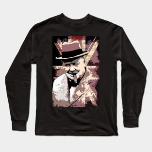 Sir Winston Churchill Long Sleeve T-Shirt